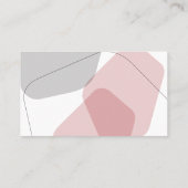 Modernistische Formen Visitenkarte (Rückseite)