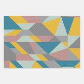 Modernistische Geometrie Kunst - erdige Farben Geschenkpapier Set (Vorderseite)