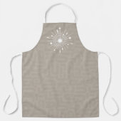Modernistischer Atomschneeflocke aus dem Mittelalt Schürze (Vorderseite)