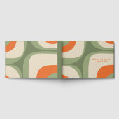 Modernistischer Retro Groove Gästebuch (Voll)