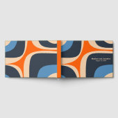 Modernistischer Retro Groove Gästebuch (Voll)