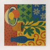 Modernistisches Stillleben mit Fruchtmalerei Puzzle (Horizontal)