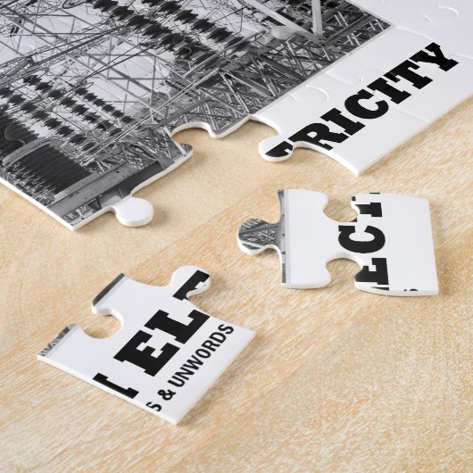 Modernität beginnt mit elektrischen Netzen Puzzle (Seite)