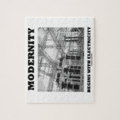 Modernität beginnt mit elektrischen Netzen Puzzle (Vertikal)