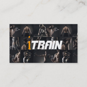 ModernPersonal Trainer Fitness Sport Business Card Visitenkarte