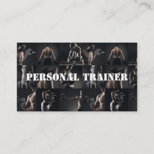 ModernPersonal Trainer Fitness Sport Business Card Visitenkarte