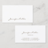 Modernste, Berufliche Niedliche Sauberkeit Schlich Visitenkarte (Vorne/Hinten)