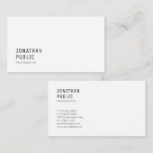 Modernste, einfache Berufliche Template-Trendy Visitenkarte (Vorne/Hinten)