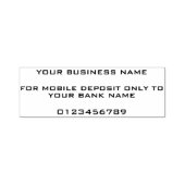 Modernste Lösung für mobile Einlagen Permastempel (Design)