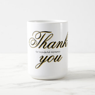 Modernste Maßstäbe danke Kaffeetasse