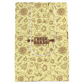 Modernste Pizza der Stadt Profi  Mittlere Geschenktüte (Rückseite)