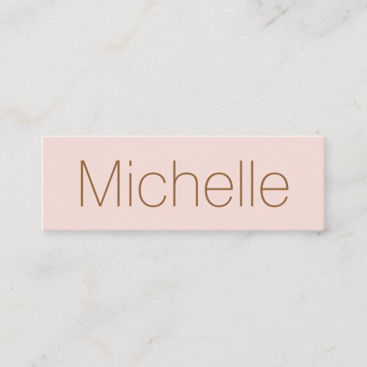 Modernste Vernetzung in Rosa Mini Visitenkarte (Vorderseite)