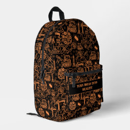 Modernster Bauingenieur Bedruckter Rucksack