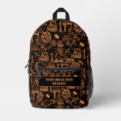 Modernster Bauingenieur Bedruckter Rucksack (Vorderseite)