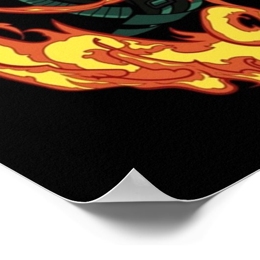 Modernster Dämonenleger Poster (Ecke)