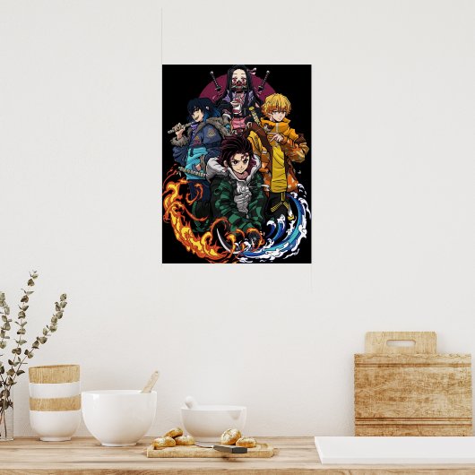 Modernster Dämonenleger Poster (Küche)