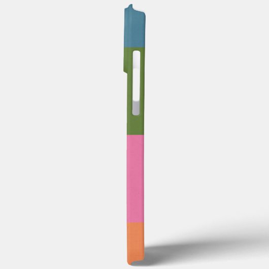 Modernster Farbblock 3 mit Individuelle Name Case-Mate iPhone Hülle (Rückseite / Links)