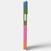 Modernster Farbblock 3 mit Individuelle Name Case-Mate iPhone Hülle (Rückseite / Rechts)