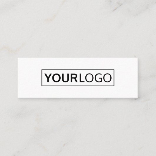 Modernstes Logo Mini Visitenkarte (Vorderseite)