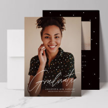 Modernstes Skript, einfaches Foto Abschluss