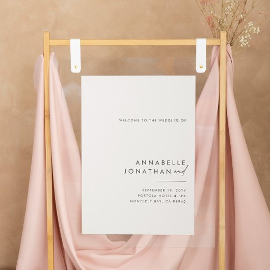 Modernstes und minimalistisches Schwarz-weiße Poster