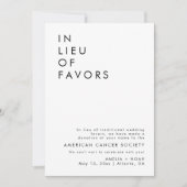 ModernWedding-Empfang anstelle eines Lieblingszeic Einladung (Vorderseite)