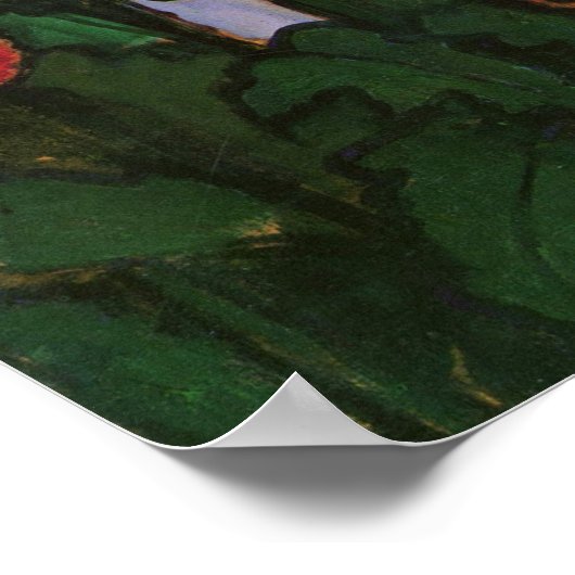 Modersohn-Becker - Alte Frau im Garten 1906 Poster (Ecke)