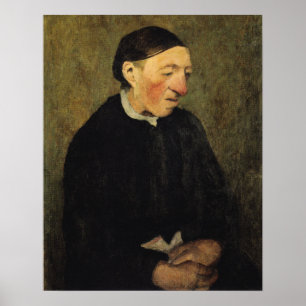 Modersohn Becker - Alte Frau mit Taschentuch Poster