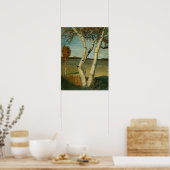 Modersohn-Becker - Birch und Landschaft mit zwei S Poster (Küche)
