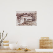 Modersohn-Becker - Brücken in Paris 1905 Poster (Küche)