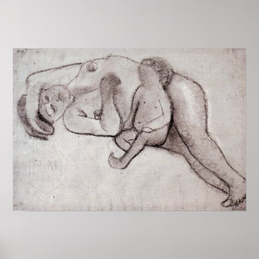 Modersohn-Becker - Erinnerung an Mutter und Kind 1 Poster (Vorne)