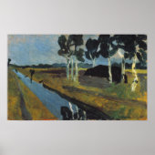 Modersohn-Becker - Gray Landscape Marsh Channel Poster (Vorne)