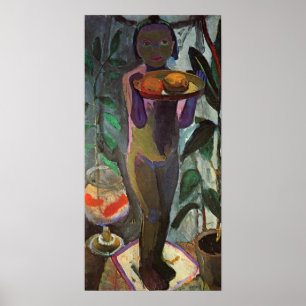 Modersohn Becker - Kinder mit Goldfish Bowl Poster