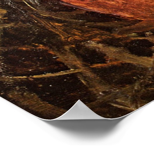 Modersohn-Becker - Kleinkind mit rosa Schürze Poster (Ecke)