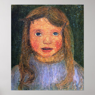 Modersohn-Becker - Kopf eines kleinen Mädchens (El Poster