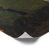 Modersohn-Becker - Landschaft mit Birkenstämmen Poster (Ecke)