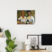 Modersohn-Becker - Lee und seine Schwester Hoetger Poster (Heimbüro)