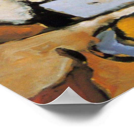 Modersohn-Becker - Lee und seine Schwester Hoetger Poster (Ecke)