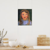 Modersohn-Becker - Leiter eines kleinen Mädchens ( Poster (Küche)