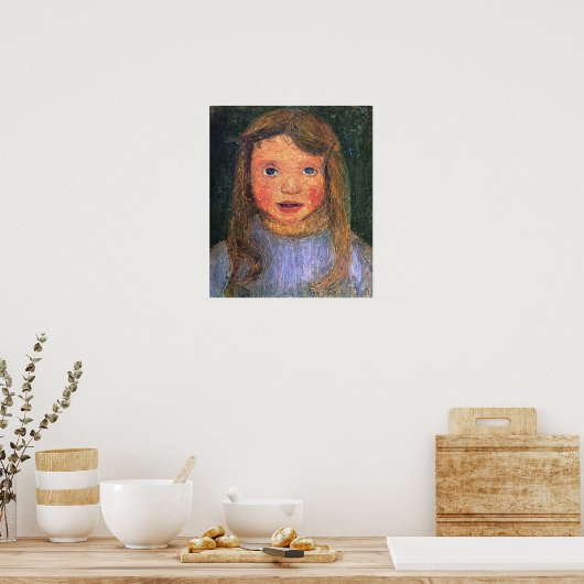 Modersohn-Becker - Leiter eines kleinen Mädchens ( Poster (Küche)