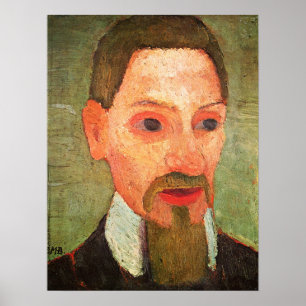 Modersohn-Becker - Portrait von Rainer Maria Rilke Poster