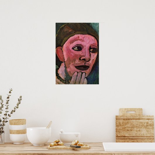 Modersohn-Becker - Selbstportrait 1907 Poster (Küche)
