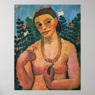 Modersohn-Becker - Selbstporträt 1906 Poster