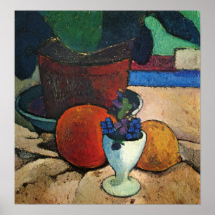 Modersohn-Becker - Stillleben mit Pflanze Zitrone Poster