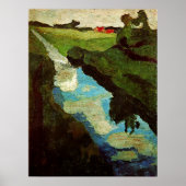 Modersohn-Becker - Torfgraben 1902 Poster (Vorne)