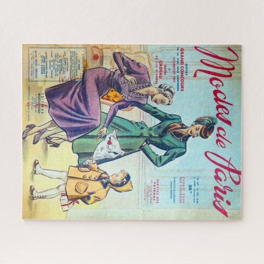 Modes De Paris. Puzzle (Horizontal)