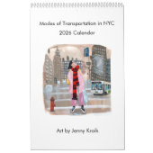Modes of Transportation in NYC, 2026 Calendar Kalender (Titelbild)