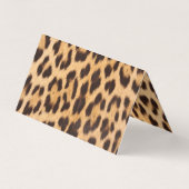 Modesalon Beauty WELLNESS-CENTER Stylist Leopard D Visitenkarten (Rückseite)