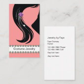 Modeschmuck-Visitenkarten Visitenkarte (Vorne/Hinten)