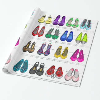 Modeschuhe Geschenkpapier